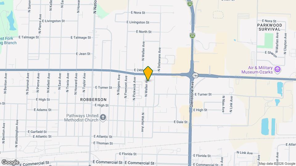 2338 N Weller Ave Map and Location Details