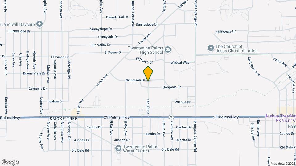 6547-6549 49 Palms Ave Map and Location Details