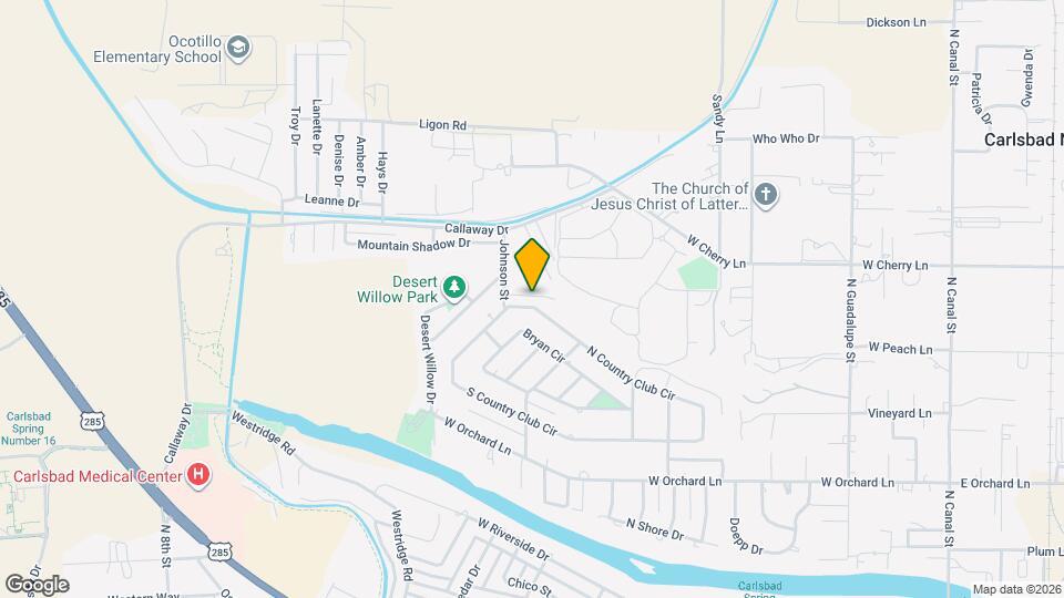 1420 N Country Club Cir Map and Location Details