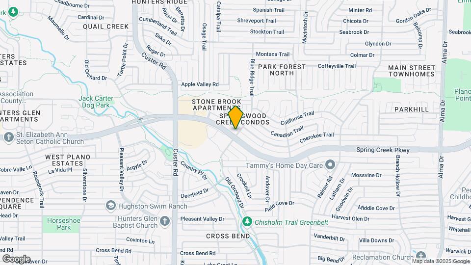 1801 W Spring Creek Pkwy Map and Location Details