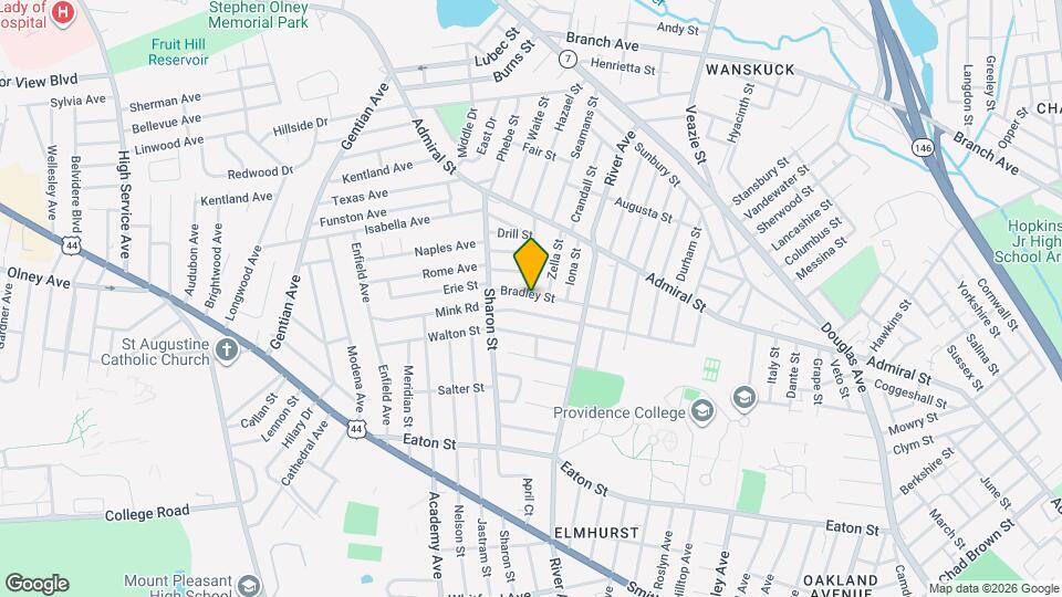 98 Bradley St Map and Location Details