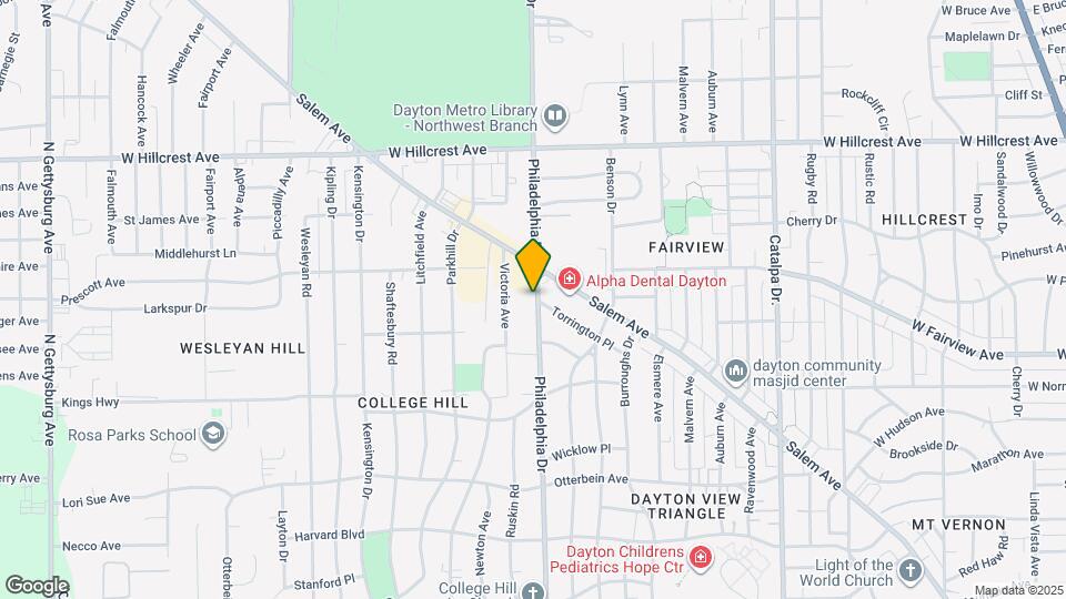 2141 Philadelphia Dr Map and Location Details