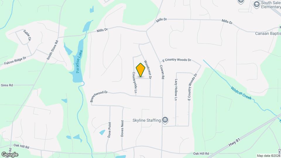 51 Hidden Ridge Dr Map and Location Details