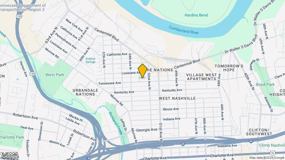 5214 Tennessee Ave Map and Location Details