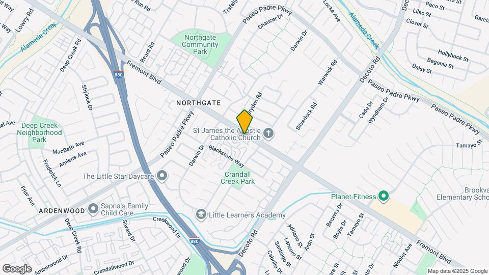 34651 Fremont Blvd Map and Location Details