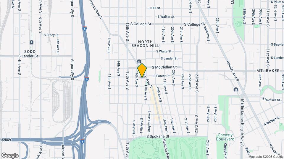 1615 S Forest St Map and Location Details