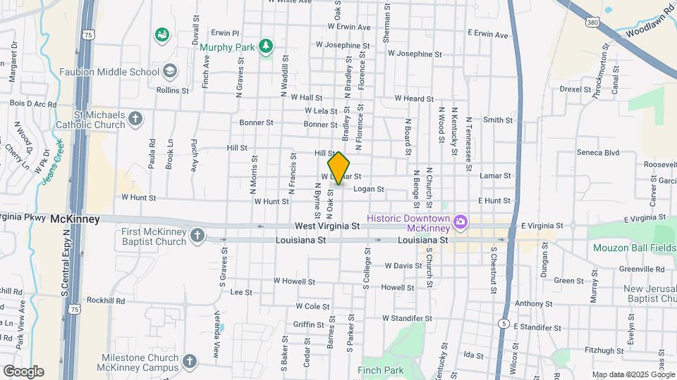 307 N Bradley St Map and Location Details