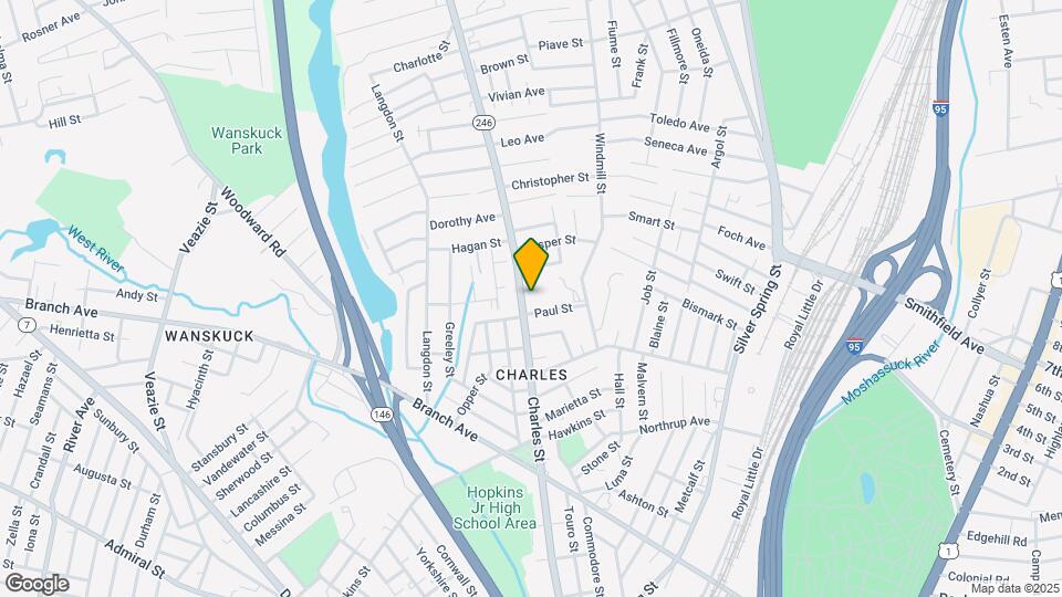 687 Charles St Map and Location Details