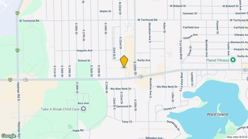 1305 Lakeview Ave Map and Location Details