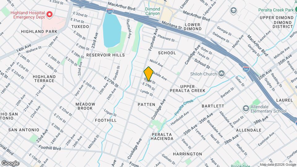 2946 E 29th St, Unit 2946A Map and Location Details