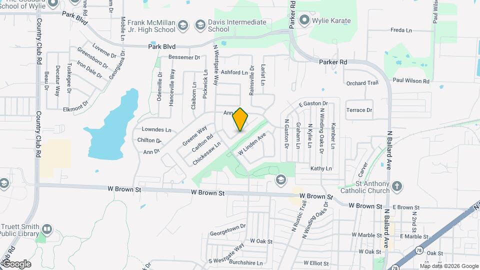 707 Overton Dr Map and Location Details