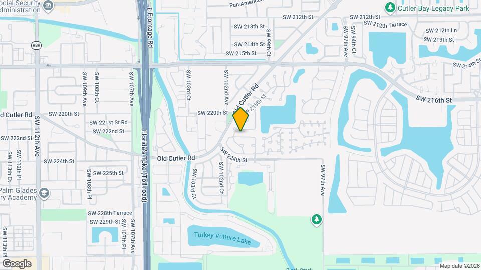 10061 SW 222nd St Mapa y Detalles de la Ubicación