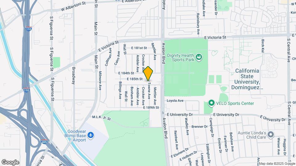 18517 Towne Ave Map and Location Details