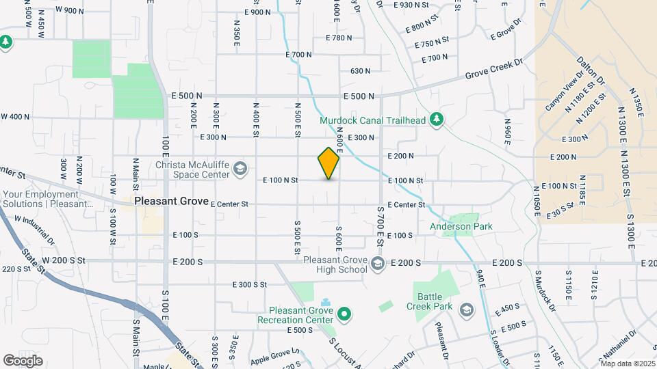 576 E 100 N St Map and Location Details