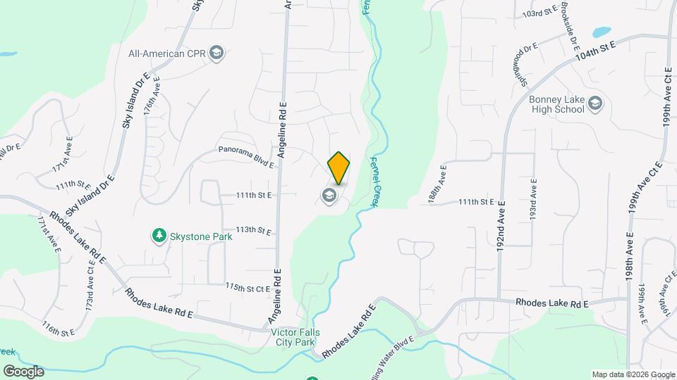 11105 185th Ave E Map and Location Details