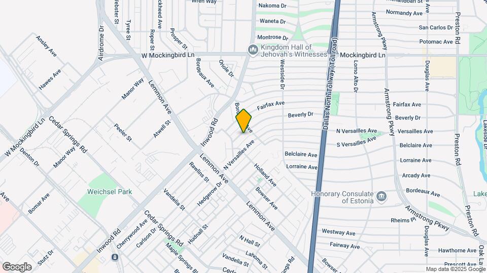 3722 W Beverly Dr Map and Location Details
