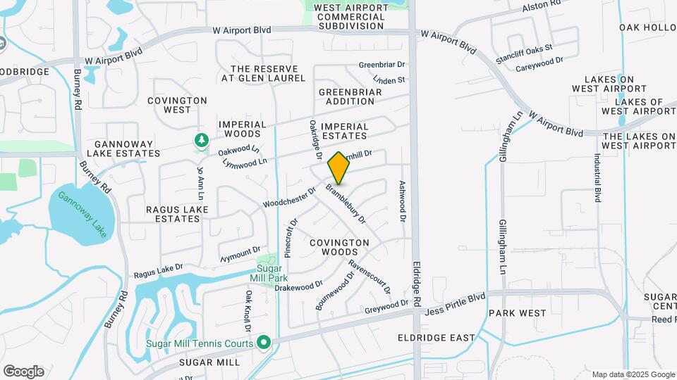 1418 Bramblebury Dr Mapa y Detalles de la Ubicación