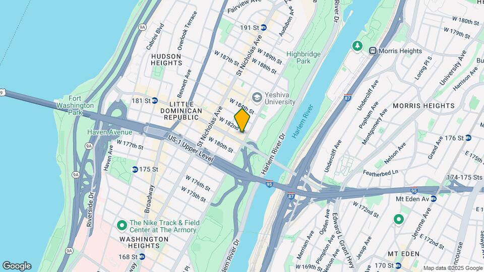 2440-2450 Amsterdam Ave Mapa y Detalles de la Ubicación
