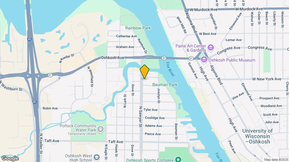 1208 N Sawyer St, Unit A Map and Location Details