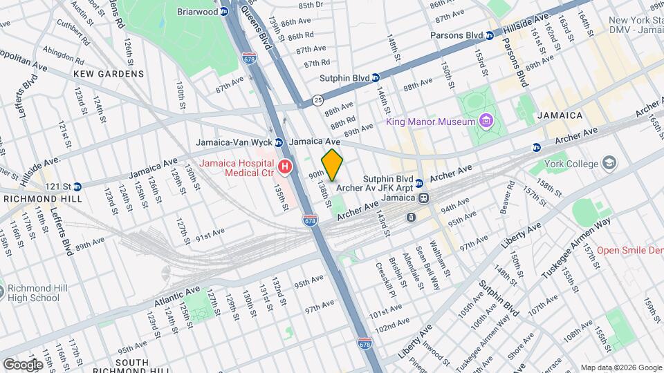 90-26 138th Pl Map and Location Details