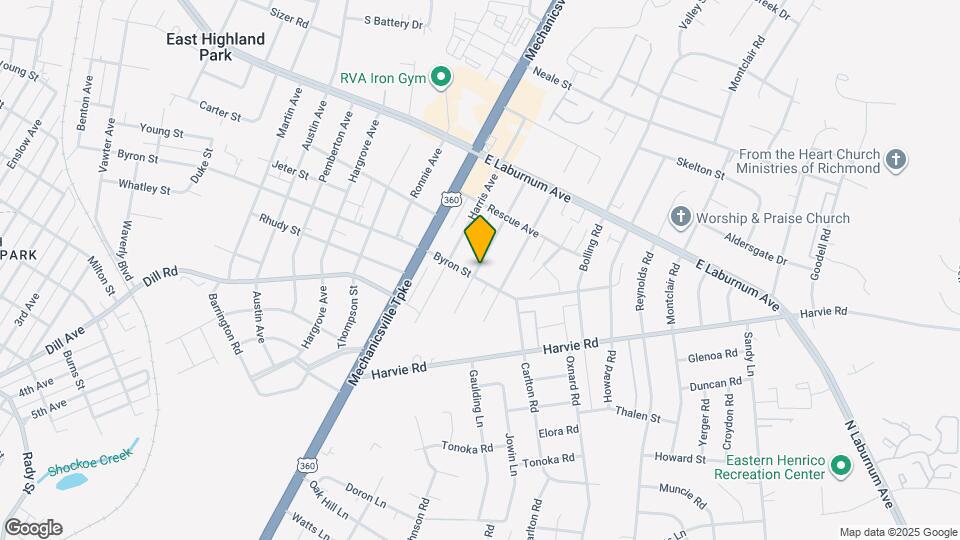 2500 Byron St Map and Location Details