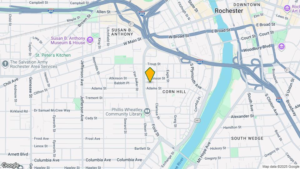 144 Adams St Map and Location Details