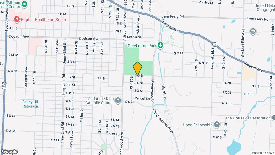 2818 S O St Map and Location Details