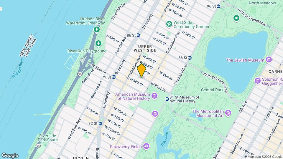 130 W 81st St Map and Location Details
