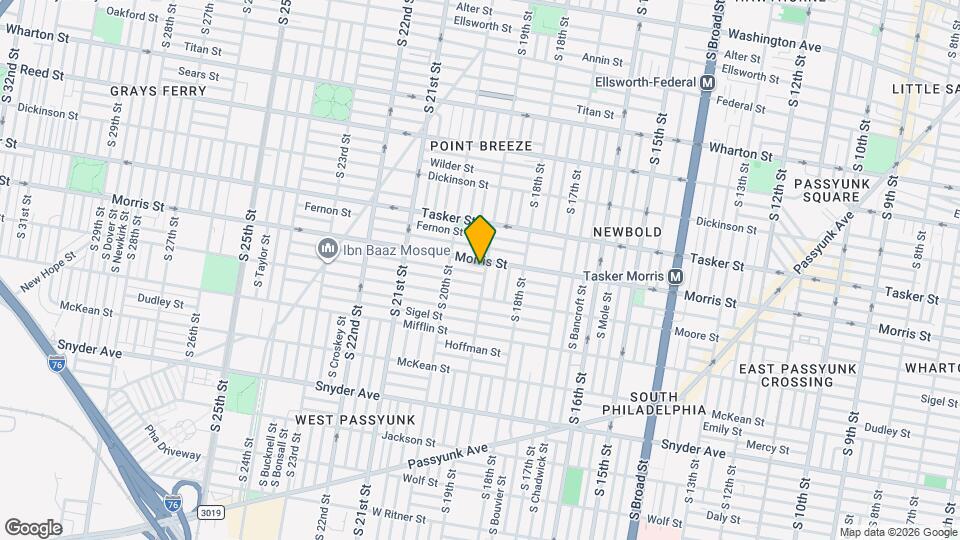 1712 S 19th St Map and Location Details