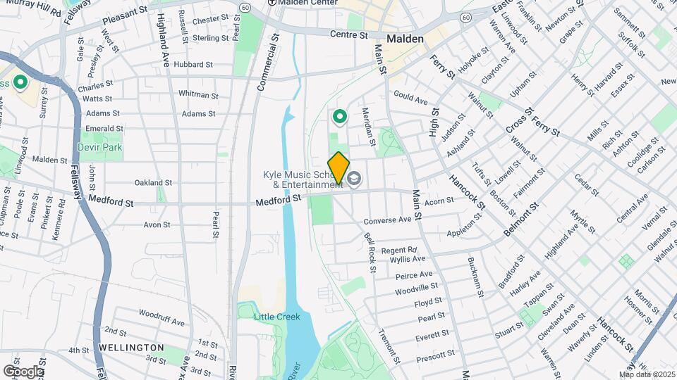 109 Medford St Mapa y Detalles de la Ubicación