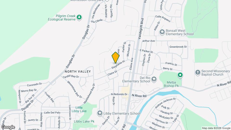 4908 Stephanie Pl Map and Location Details