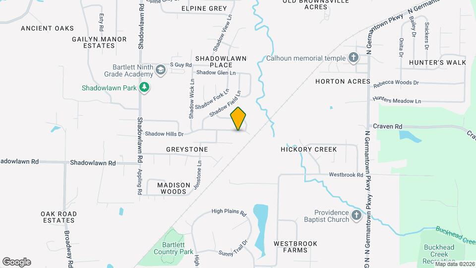 7761 Shadow Hills Dr Map and Location Details