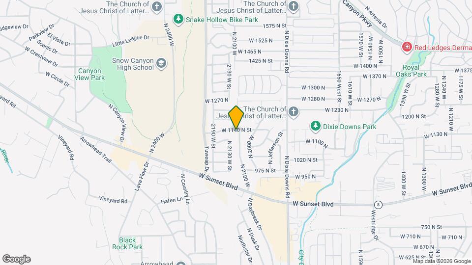 2111 W 1140 N St Map and Location Details