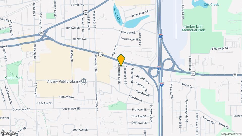 1215 Shortridge St SE, Unit Cottage Map and Location Details