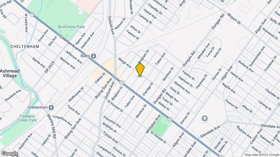 7339 Lawndale Ave Map and Location Details