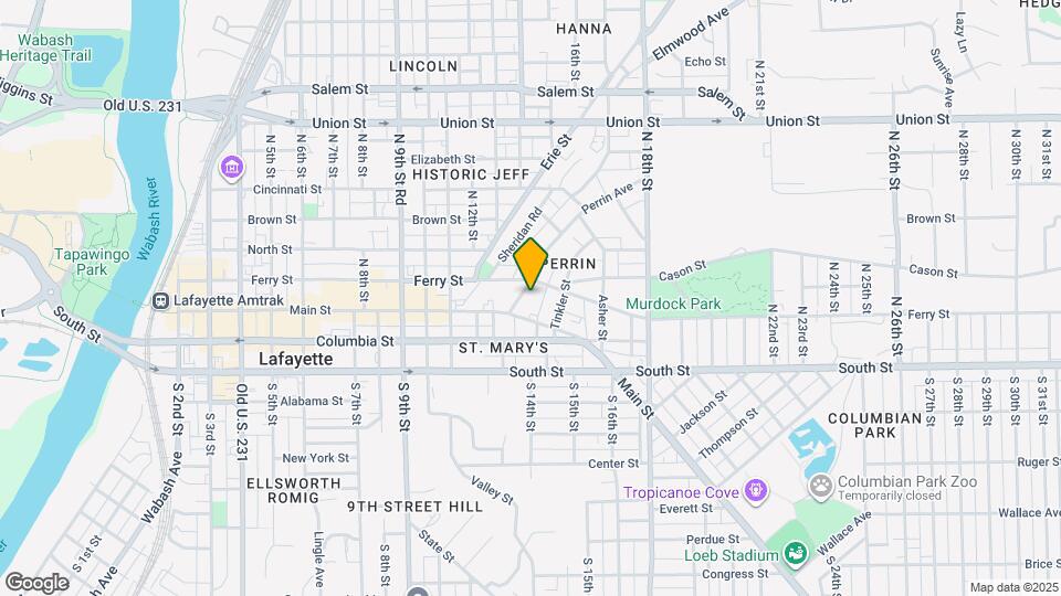 217 Perrin Ave Map and Location Details