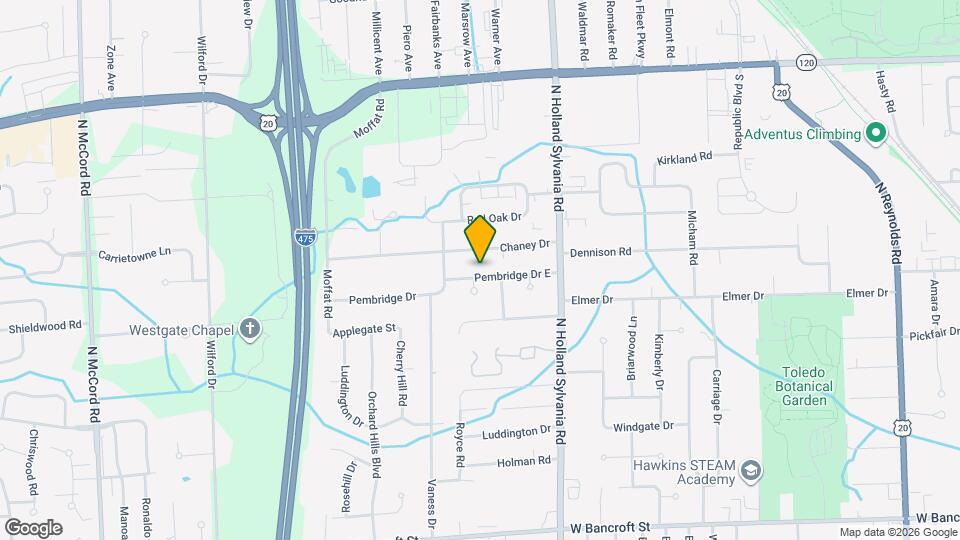 6028 Pembridge Dr E Mapa y Detalles de la Ubicación