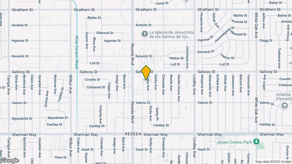 7521 Canby Ave Map and Location Details