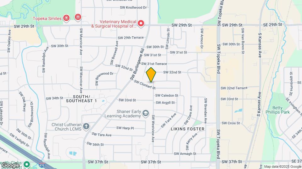 1500 SW Clontarf St Mapa y Detalles de la Ubicación