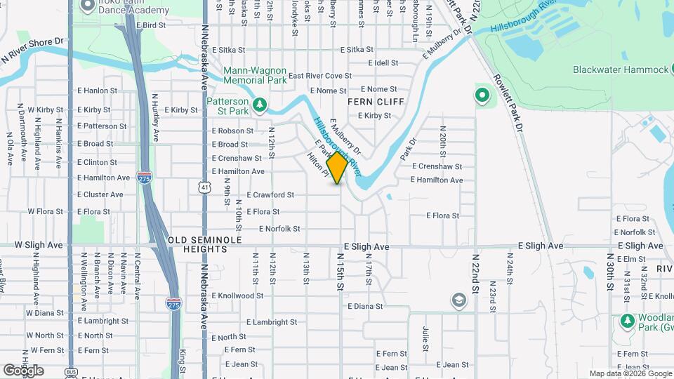 7204 N 15th St Map and Location Details