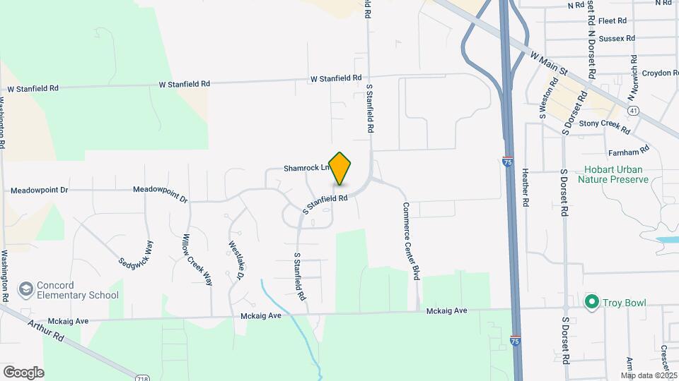 2201 Shamrock Ln Map and Location Details