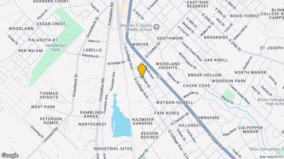 1510 Echols St Map and Location Details