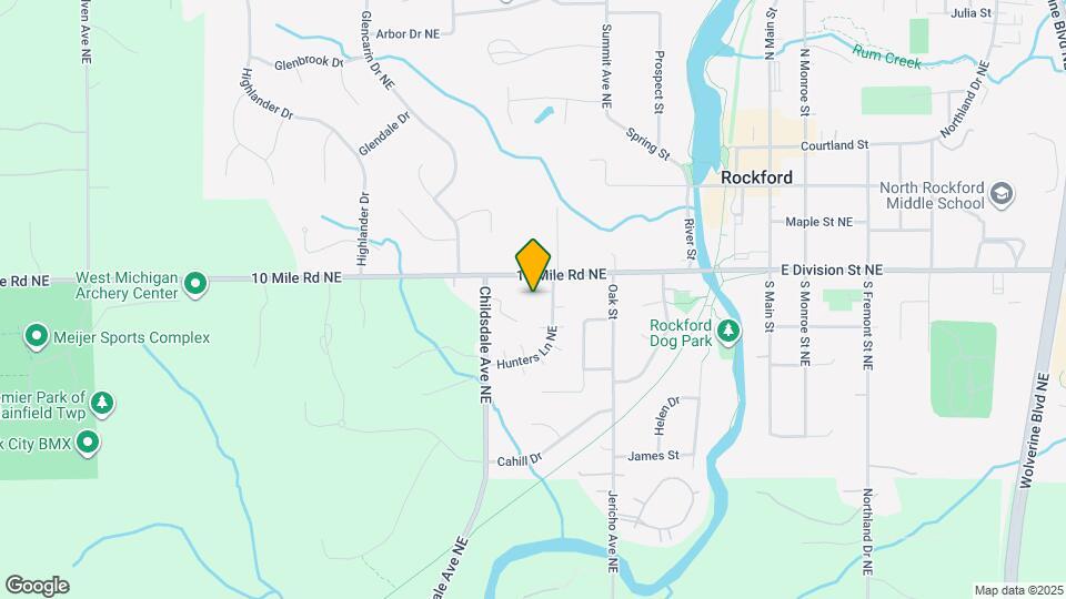 186 W Division St NE Map and Location Details