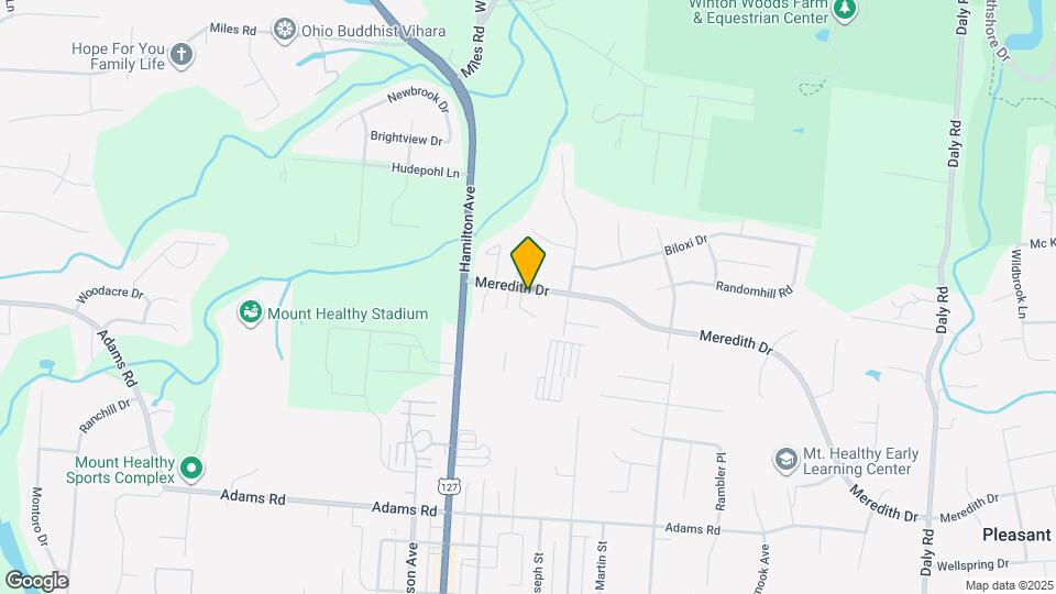 1545 Meredith Dr Map and Location Details