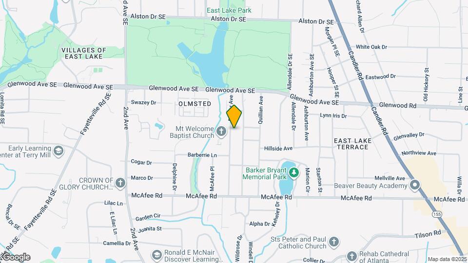 564 Parker Ave Map and Location Details