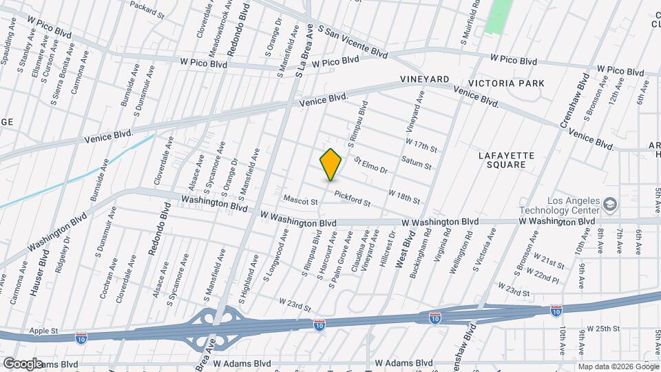 1826 S Rimpau Blvd Map and Location Details