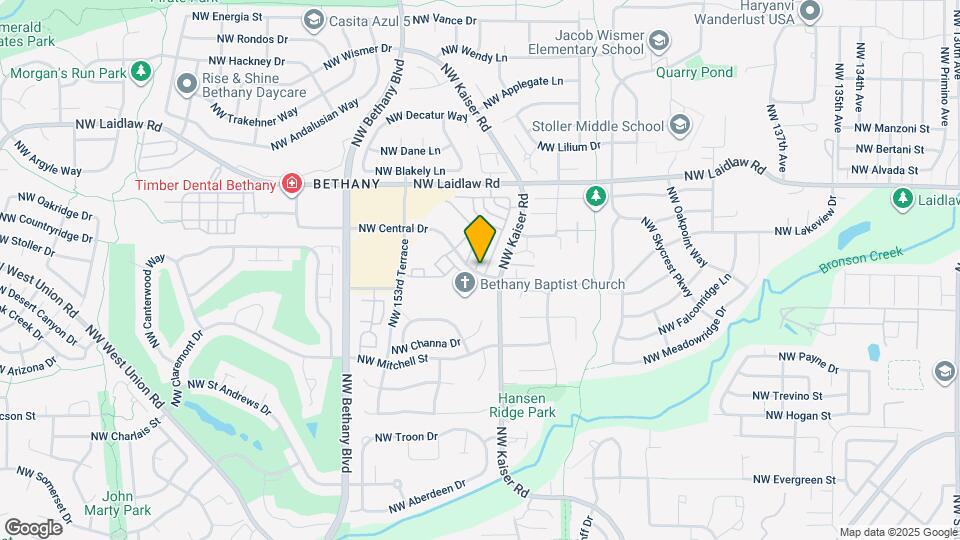 4615 NW Huserik Dr Map and Location Details