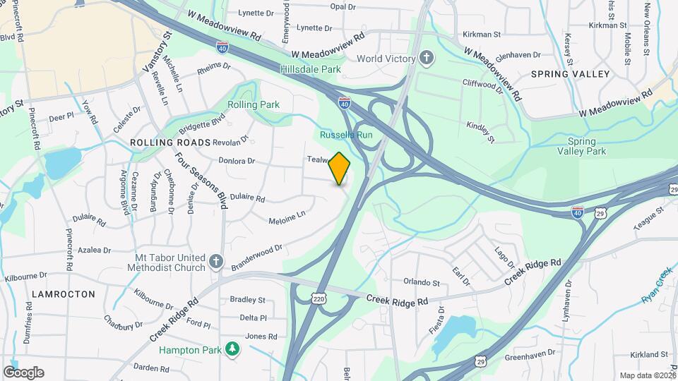 2205 Branderwood Dr Map and Location Details