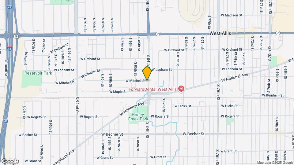 1705 S 84th St Map and Location Details