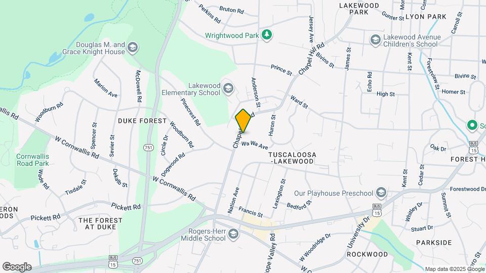2531 Chapel Hill Rd Map and Location Details